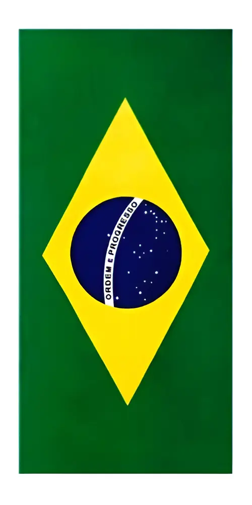 Imagem adicional de Toalha Aveludada Bandeira do Brasil