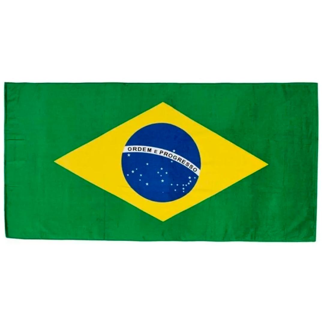Imagem adicional de Toalha Aveludada Bandeira do Brasil