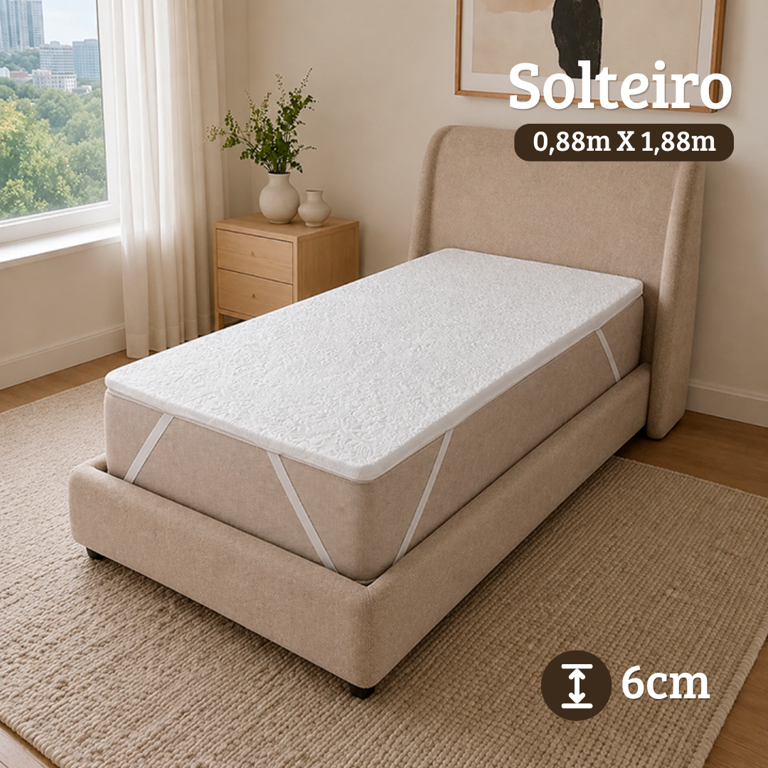6cm / Solteiro